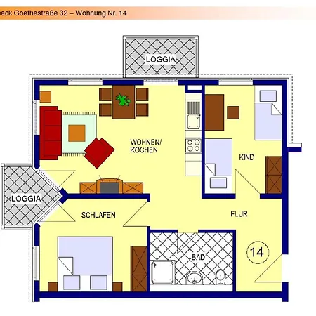 Appartementhaus Linquenda 14 * Heringsdorf (Usedom)